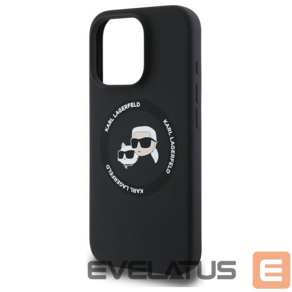Другие товары Karl Lagerfeld Karl Lagerfeld KLHMP16XSKCHTCK iPhone 16 Pro Max 6.9" black/black hardcase Silicone Karl&Choupette Heads MagSafe