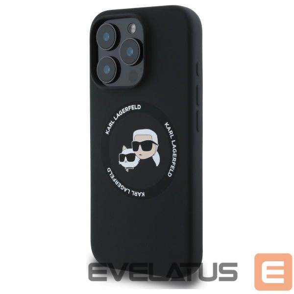 Другие товары Karl Lagerfeld Karl Lagerfeld KLHMP16XSKCHTCK iPhone 16 Pro Max 6.9" black/black hardcase Silicone Karl&Choupette Heads MagSafe