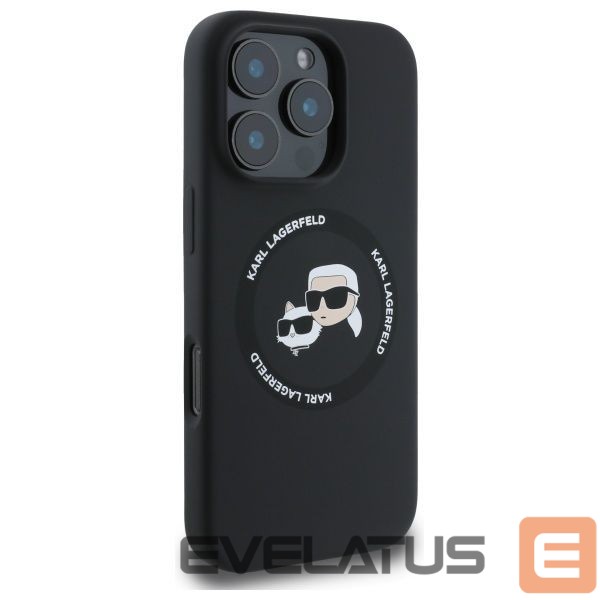 Другие товары Karl Lagerfeld Karl Lagerfeld KLHMP16XSKCHTCK iPhone 16 Pro Max 6.9" black/black hardcase Silicone Karl&Choupette Heads MagSafe