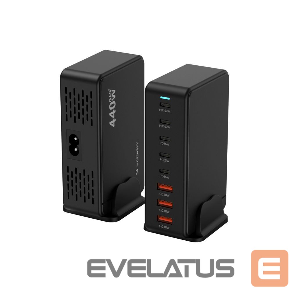 Другие товары Wozinsky Wozinsky WSL-440 440W Gan QC3 Charging Station - Black