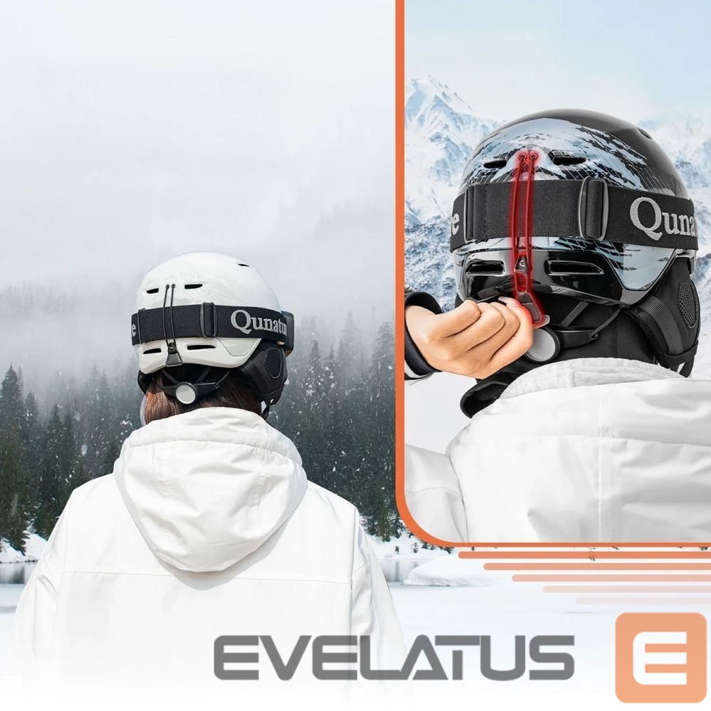 Другие товары Rockbros Qunature 10130003003 Ski Helmet with Earmuffs for Snowboard Size L - Black