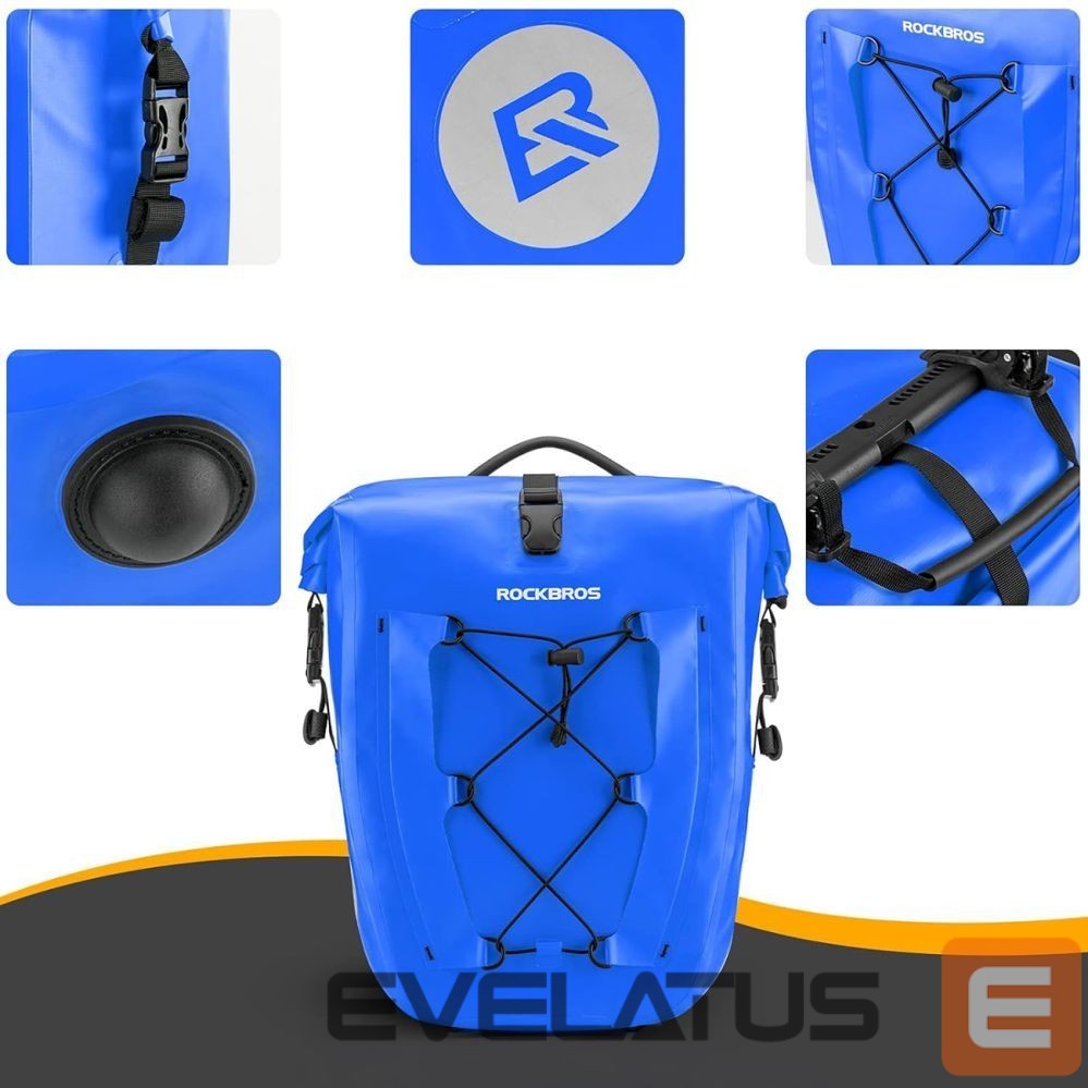 Другие товары Rockbros Rockbros 30140022004 Waterproof Bicycle Bag 25-32L - Blue