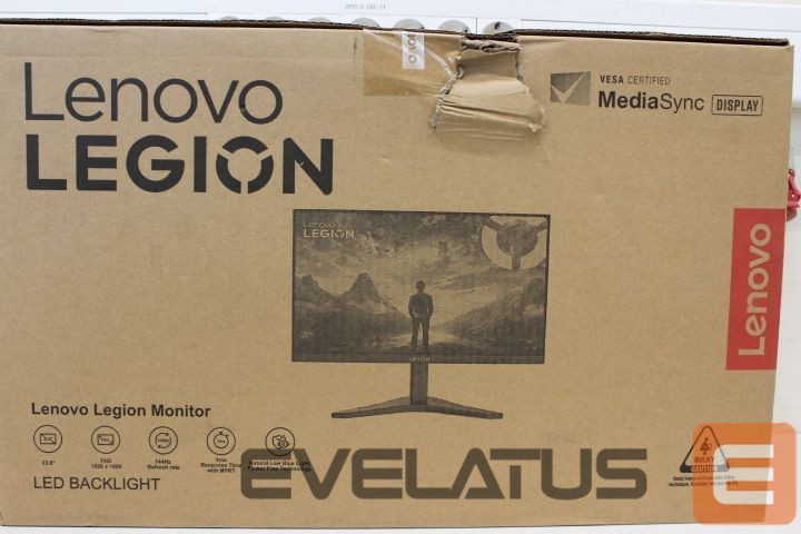 Монитор Lenovo SALE OUT. Legion R24s | 24 " | IPS | 16:9 | 144 Hz | 1 ms | 1920 x 1080 pixels | 250 cd/m² | HDMI ports quantity 1 | Raven Black | Warranty 34 month(s) | DAMAGED PACKAGING