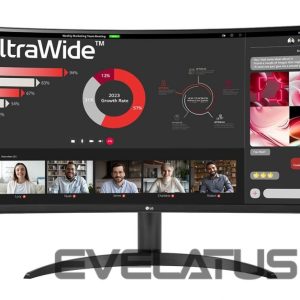 Мониторы LG  LG 34WR50QK-B.AEU 34inch VA Curved 