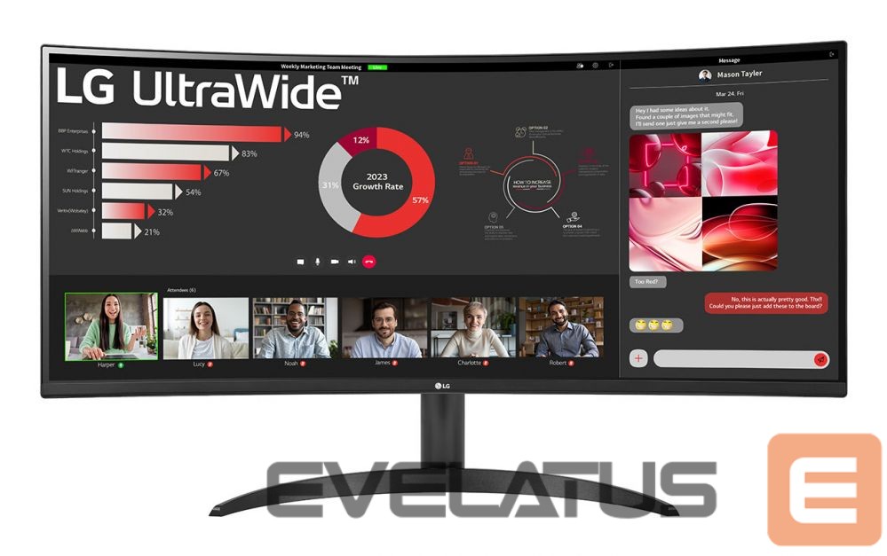 Мониторы LG LG 34WR50QK-B.AEU 34inch VA Curved