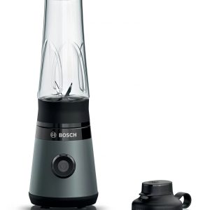Миксеры и блендеры Bosch  VitaPower ToGo Smoothie Maker MMB2111S Tabletop, 450 W, Jar material Tritan, Jar capacity 0.6 L, Ice crushing, Silver 