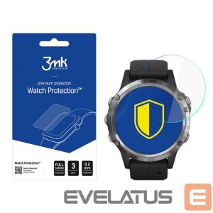 Защитное стекло 3MK  Hybrid Glass 3mk Watch Protection FlexibleGlass for Garmin Fenix ​​5 Plus 