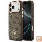 Другие товары Guess  Guess 4G Strass Logo MagSafe Case for iPhone 17 Pro Max - Brown 