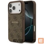 Другие товары Guess  Guess 4G Ring Classic Logo MagSafe Case for iPhone 17 Pro - Brown 