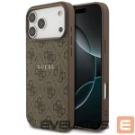 Другие товары Guess  Guess 4G Ring Classic Logo MagSafe Case for iPhone 17 Pro Max - Brown 
