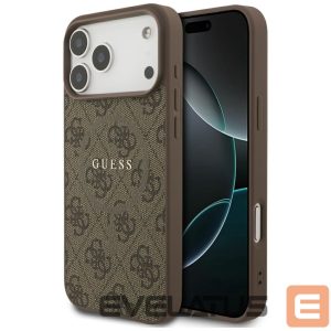 Другие товары Guess  Guess 4G Ring Classic Logo MagSafe Case for iPhone 17 Pro Max - Brown 