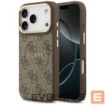 Другие товары Guess  Guess 4G PU Classic Logo MagSafe Case for iPhone 17 Pro - Brown 