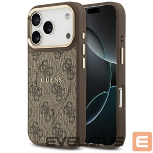 Другие товары Guess  Guess 4G PU Classic Logo MagSafe Case for iPhone 17 Pro - Brown 