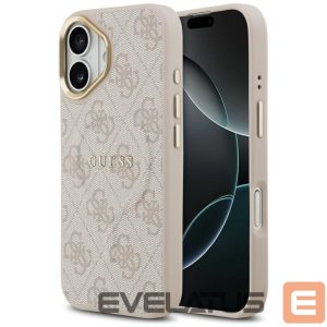 Другие товары Guess  Guess 4G PU Classic Logo MagSafe Case for iPhone 17 - Pink 