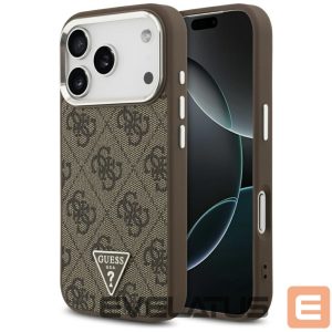 Другие товары Guess  Guess 4G Triangle Logo MagSafe case for iPhone 17 Pro - brown 