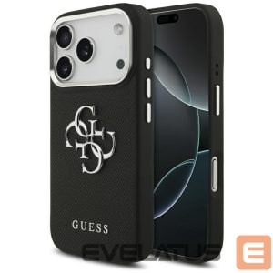 Другие товары Guess  Guess Grained Big 4G Classic Logo case for iPhone 17 Pro - black 