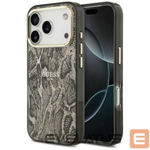 Другие товары Guess  Guess Python Pattern MagSafe Case for iPhone 17 Pro Max - Brown 