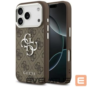 Другие товары Guess  Guess 4G Big 4G Classic Logo case for iPhone 17 Pro brown - silver 