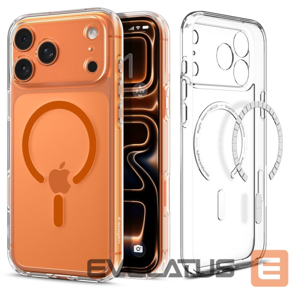 Другие товары Spigen Spigen Ultra Hybrid MagSafe Case for iPhone 17 Pro - Clear Orange