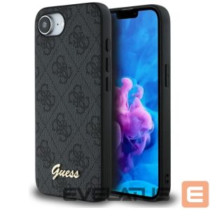 Другие товары Guess  Guess 4G Script Logo MagSafe case for iPhone 16e - black 