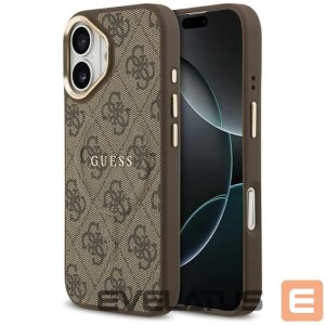 Другие товары Guess  Guess 4G PU Classic Logo MagSafe Case for iPhone 17 - Brown 
