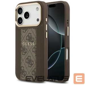 Другие товары Guess  Guess 4G Stripe MagSafe case for iPhone 17 Pro - brown 