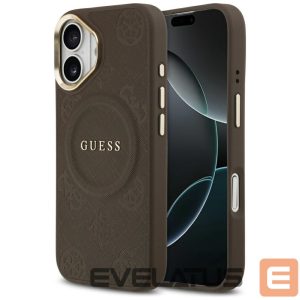 Другие товары Guess  Guess Peony Hot Stamp MagSafe Case for iPhone 17 - Brown 