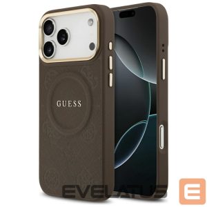 Другие товары Guess  Guess Peony Hot Stamp MagSafe Case for iPhone 17 Pro Max - Brown 