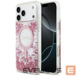 Другие товары Guess  Guess Resin Bottom Glitter MagSafe Case for iPhone 17 Pro Max - Pink 