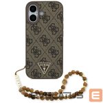 Другие товары Guess  Guess 4G Strap Triangle Logo MagSafe case for iPhone 17 - brown 