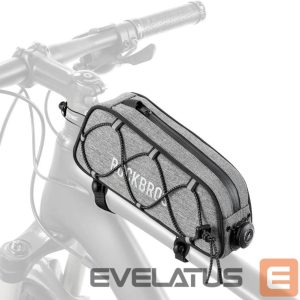 Другие товары Rockbros  Rockbros 30120045003 ROAD TO SKY bicycle bag for the top frame tube, waterproof, 0.7L - gray 