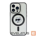 Чехол на заднюю панель Karl Lagerfeld  Karl Lagerfeld KLHMP15SHCHNOTK iPhone 15 6.1" transparent hardcase IML Choupette`s Head MagSafe 