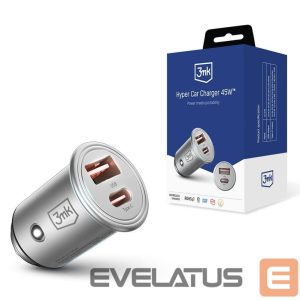 Кабель 3MK  Accessories - 3mk Hyper Car Charger 45W 