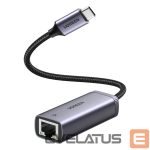 Другой аксессуар для телефона Ugreen  Ugreen external USB Type C network adapter - RJ45 1Gbps (1000Mbps) gray (40322 CM483) 