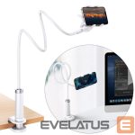 Авто держатель Ugreen  Ugreen universal holder stand phone holder tablet (up to 12cm wide) tripod lazy holder with flexible arm white (30488 LP113) White