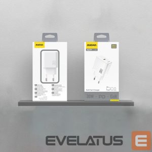 Адаптер Dudao  Dudao A27P 30W PD GaN USB-C Wall Charger - White 