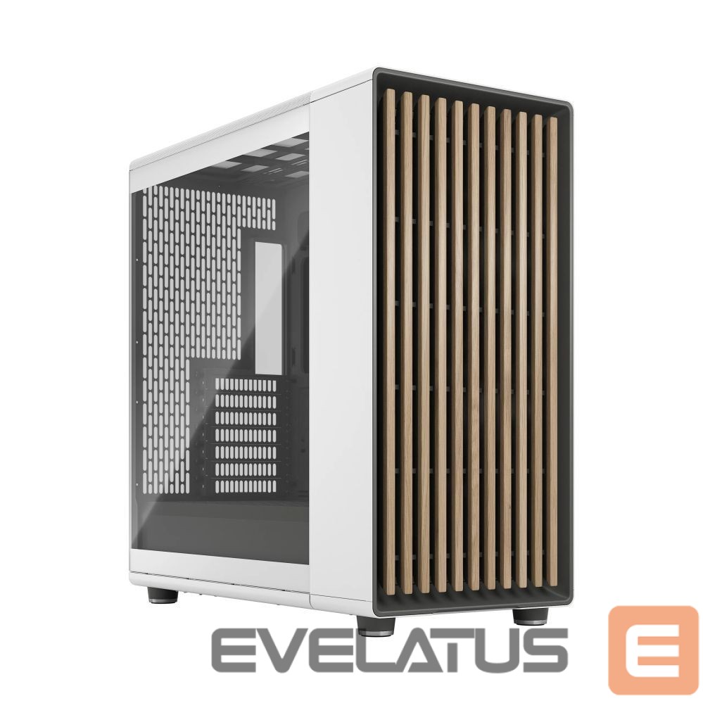 Корпус для компьютера Fractal Design Computer Case | North XL | Chalk White TG Clear | ATX | Power supply included No