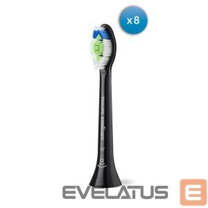 Зубная щётка Philips  Replacement brush heads | HX6068/88 Sonicare Optimal White | Heads | For adults | Number of brush heads included 8 | Black 