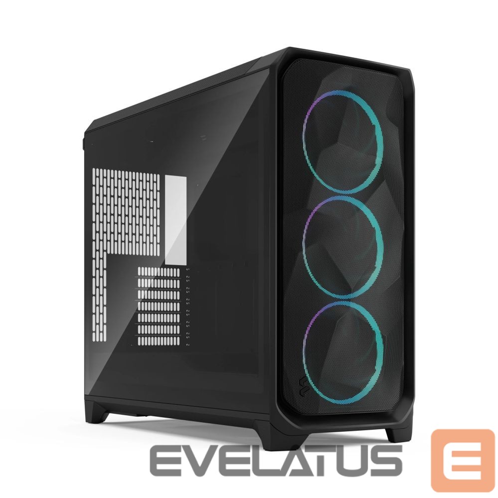 Корпус для компьютера Fractal Design Meshify 3 XL | Black RGB TG Light Tint | Mid-Tower | Power supply included No | ATX