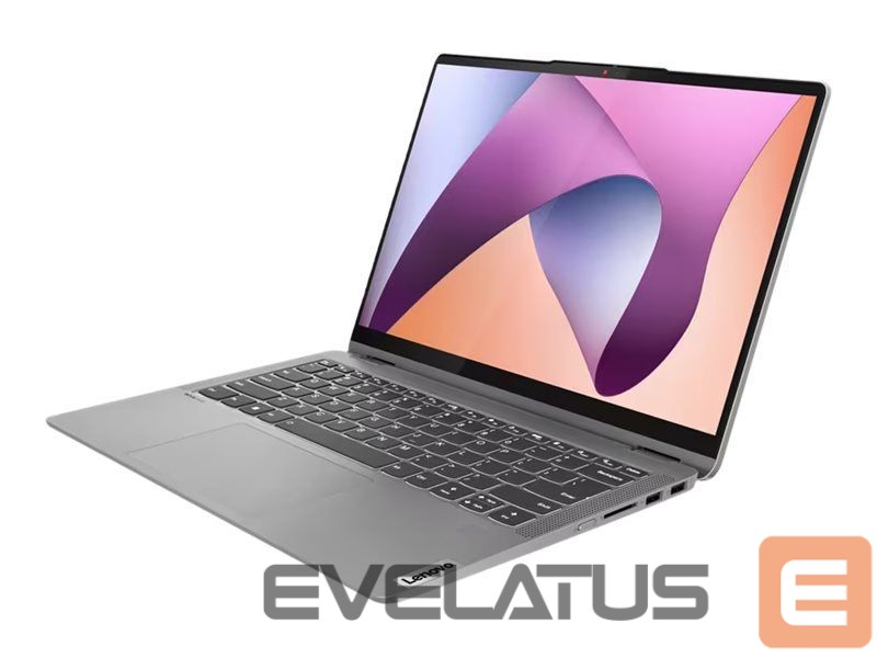 Портативный компьютер Lenovo IdeaPad Flex 5 14ABR8 | Arctic Grey | 14 " | IPS | Touchscreen | WUXGA | 1920 x 1200 pixels | Glossy | AMD Ryzen 5 | 5625U | 16 GB | Soldered LPDDR4x | Solid-state drive capacity 512 GB | AMD Radeon Graphics | Windows 11 Home | 802.11ax | Bluetooth version 5.3 | Keyboard language English | Keyboard backlit | Warranty 24 month(s) | Battery warranty 12 month(s)