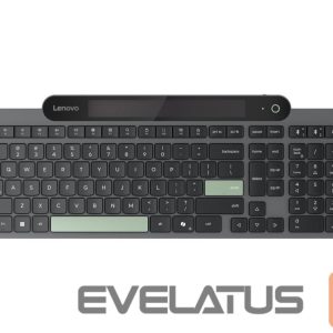 Компьютерная клавиатура Lenovo  Self-Charging Bluetooth Keyboard-US Euro | Keyboard | Bluetooth | US Euro | Black 