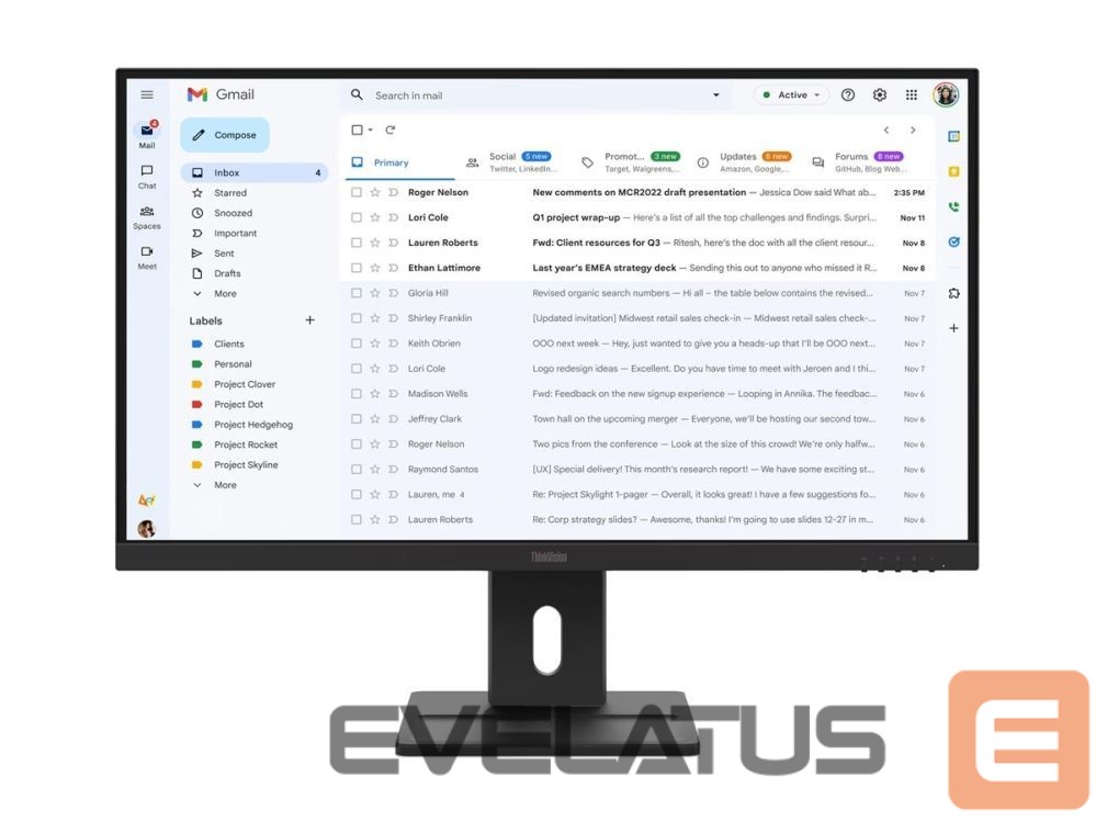 Монитор Lenovo | ThinkVision E27-40 | 27 " | IPS | 16:9 | 100 Hz | 4 ms | 1920 x 1080 pixels | 300 cd/m² | HDMI ports quantity 1 | Warranty 36 month(s)