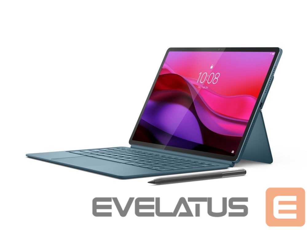 Планшет Lenovo | Yoga Tab Plus Wi-Fi (w/o power adapter) | ZAEG0018NL | 12.7 " | Tidal Teal | LTPS | 2944 x 1840 pixels | Qualcomm | Snapdragon 8 Gen 3 Mobile Platform | 16 GB | Soldered LPDDR5x | 256 GB | Wi-Fi | Front camera | 13 MP | Rear camera | 13 MP | Bluetooth | 5.4 | Android | 14 | 2-in-1 US-ENG Keyboard Pack + Tab Pen Pro, USB-A to USB-C cable, Manual