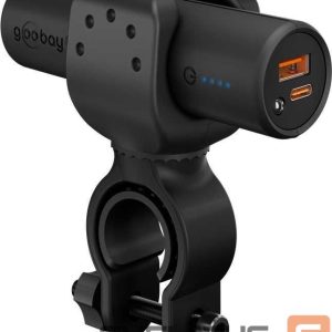 Внешний аккумулятор Goobay  Bike Powerbank 5.0 with Reinforced Holder for Bicycle Handlebars | 60656 | 5000 mAh | Black 