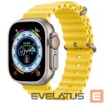 Умные часы Apple  Watch Ultra GPS + Cellular, 49mm Titanium Case with Yellow Ocean Band 