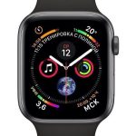 Умные часы Apple  Watch Series 4 40mm Aluminium Sport Band Aluminium Black