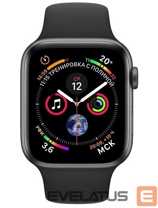 Умные часы Apple Watch Series 4 40mm Aluminium Sport Band Aluminium Black