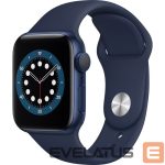 Умные часы Apple  Watch Series 6 GPS, 40mm Aluminium Case with Deep navy Sport Band Blue