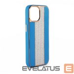 Чехол на заднюю панель iLike Apple iPhone 11 Diamonds and Leather Case Blue