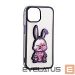 Чехол на заднюю панель iLike Apple iPhone 11 Silicone Case Print Desire Rabbit Purple